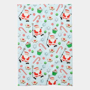 kerstcadeautjes voor Lacrosse kerstfeestmaal Theedoek
