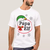  kerstcadeautjes voor mannen MAMA ELF T-shirt (Voorkant)