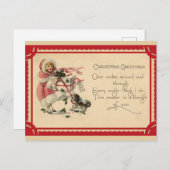 kerstcadeautjes voor  meisje briefkaart (Voorkant / Achterkant)