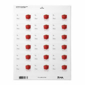 kerstcadeautjes voor mousserende kerstmis - Label  (Full Sheet)