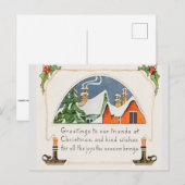 kerstcadeautjes voor onze vrienden briefkaart (Voorkant / Achterkant)