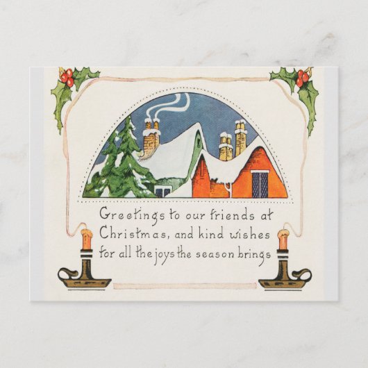 kerstcadeautjes voor onze vrienden briefkaart (Voorkant)