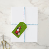 kerstcadeautjes voor parelwijn cadeaulabel (Met Touw)