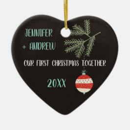  kerstcadeautjes voor paren keramisch ornament