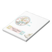 kerstcadeautjes voor Snoepjes met kerstcadeautjes  Notitieblok (Linkerzijde)