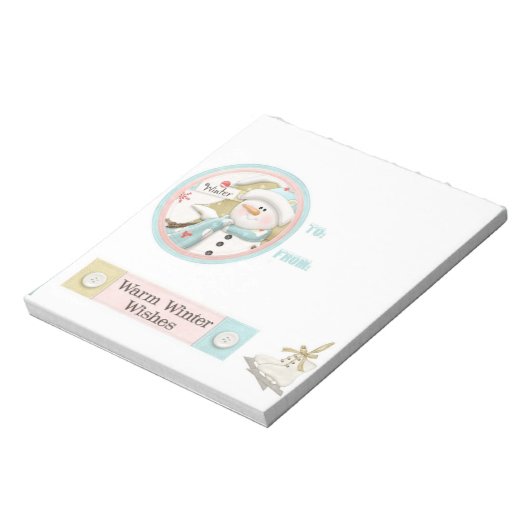 kerstcadeautjes voor Snoepjes met kerstcadeautjes  Notitieblok (Linkerzijde)