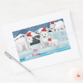 kerstcadeautjes voor Stickers — Polaire Beren (Envelop)