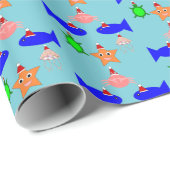 kerstcadeautjes voor Zee Cadeaupapier (Rol Hoek)