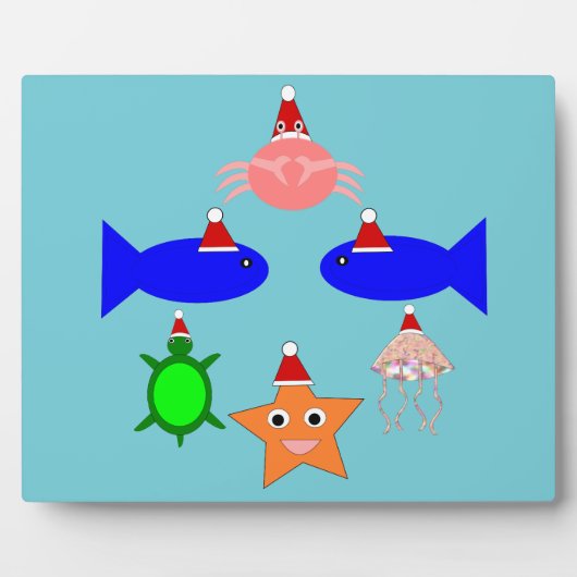 kerstcadeautjes voor Zee Fotoplaat (Voorkant)