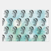 kerstcadeautjes voor Zee Inpakpapier Vel (Voorkant)