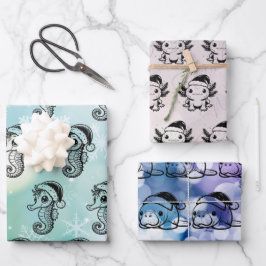 kerstcadeautjes voor Zee Inpakpapier Vel