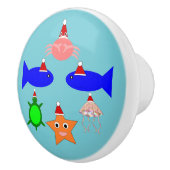 kerstcadeautjes voor Zee Keramische Knop (Rechts)