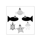 kerstcadeautjes voor Zee Rubberstempel (Afrduk)