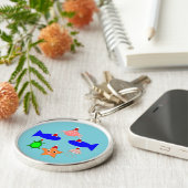kerstcadeautjes voor Zee Sleutelhanger (Zijkant)