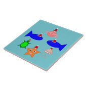 kerstcadeautjes voor Zee Tegeltje (Zijkant)