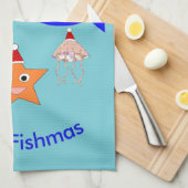 kerstcadeautjes voor Zee Theedoek (Quarter Fold)