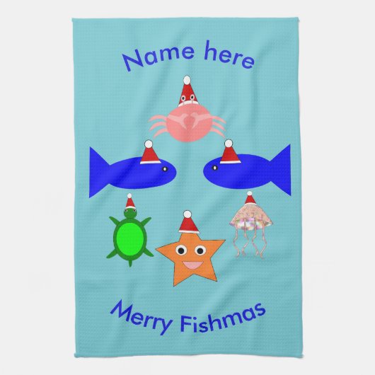 kerstcadeautjes voor Zee Theedoek (Verticaal)