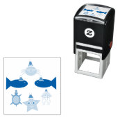 kerstcadeautjes voor Zee Zelfinktende Stempel (In situ)