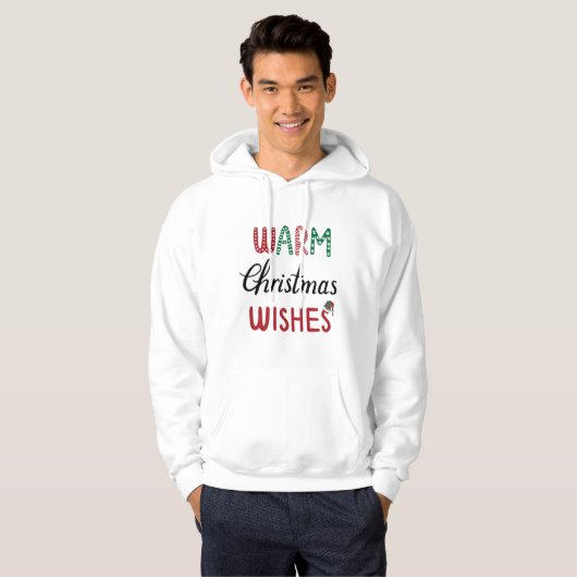 kerstcadeautjes - Warm kerst Hoodie (Voorkant volledig)