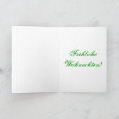 kerstcadeautjes Weihnachten Paars V Feestdagen Kaart (Binnen)