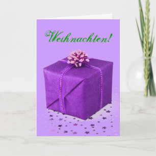 kerstcadeautjes Weihnachten Paars V Feestdagen Kaart
