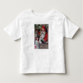 kerstcadeautjeSanta Giving Doll Kinder Shirts (Voorkant)