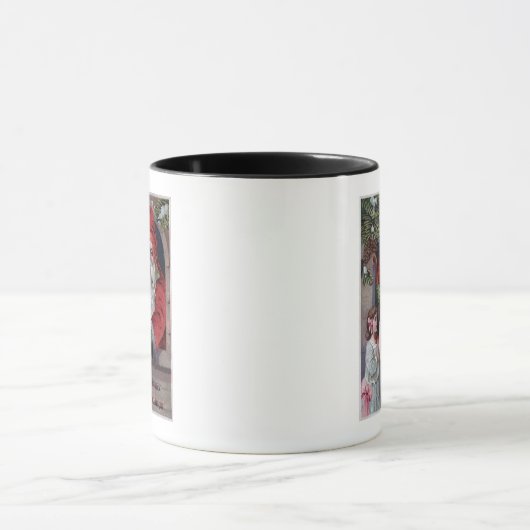 kerstcadeautjeSanta Giving Doll Mok (Midden)