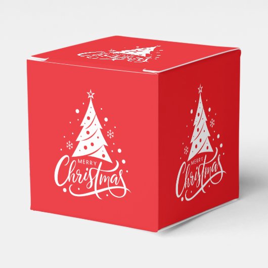 Kerstcadeautjesdoos Bedankdoosjes (Voorkant Zijde)