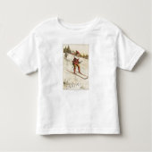 kerstcadeautjeSkiing Kinder Shirts (Voorkant)