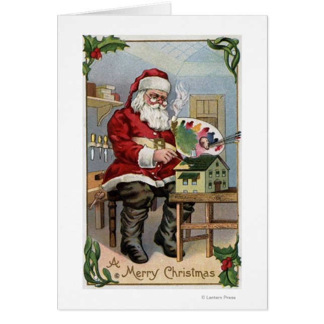 kerstcadeautjesSanta Painting (Voorkant)