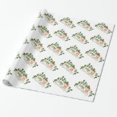 Kerstcadeauverpakking/25 december cadeaupapier (Uitgerold)