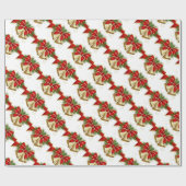 Kerstcadeauverpakking/Bellen Cadeaupapier (Vlak)