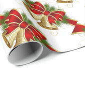 Kerstcadeauverpakking/Bellen Cadeaupapier (Rol Hoek)