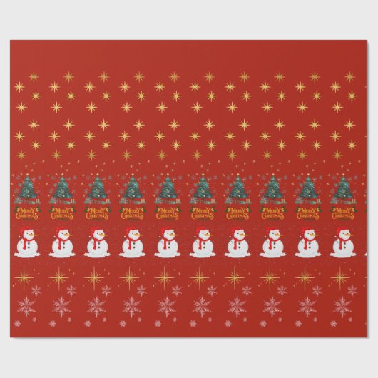 Kerstcadeauverpakking Cadeaupapier (Vlak)