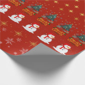 Kerstcadeauverpakking Cadeaupapier (Hoek)