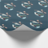 "Kerstcadeauverpakking" Cadeaupapier (Hoek)