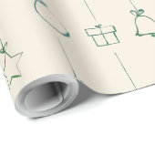 Kerstcadeauverpakking Cadeaupapier (Rol Hoek)