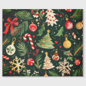 Kerstcadeauverpakking Cadeaupapier (Vlak)