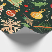 Kerstcadeauverpakking Cadeaupapier (Hoek)