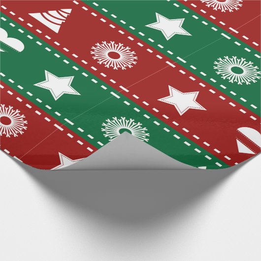 Kerstcadeauverpakking/Decoraties Cadeaupapier (Hoek)