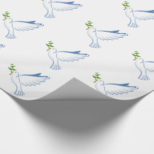 Kerstcadeauverpakking/Duiven Cadeaupapier