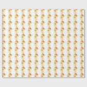 Kerstcadeauverpakking/Engelen Cadeaupapier (Vlak)