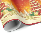 Kerstcadeauverpakking/Kerstboom Cadeaupapier (Rol Hoek)
