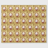 Kerstcadeauverpakking/Kransen Cadeaupapier (Vlak)