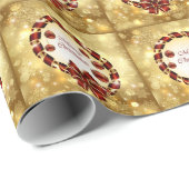 Kerstcadeauverpakking/Kransen Cadeaupapier (Rol Hoek)