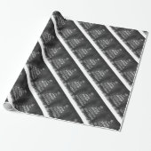 Kerstcadeauverpakking/Krijtbord Kunst Cadeaupapier (Uitgerold)