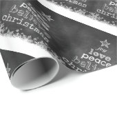 Kerstcadeauverpakking/Krijtbord Kunst Cadeaupapier (Rol Hoek)