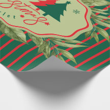 Kerstcadeauverpakking op maat met eigen naam