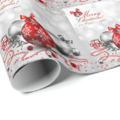 kerstcadeauverpakking/Ornamenten Cadeaupapier (Rol Hoek)