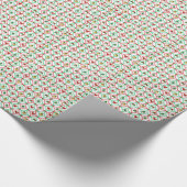 kerstcadeauverpakking/patroon cadeaupapier (Hoek)